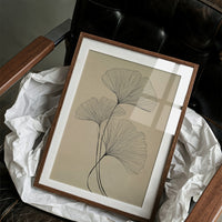 Ginkgo Lines Dance In Morning Light