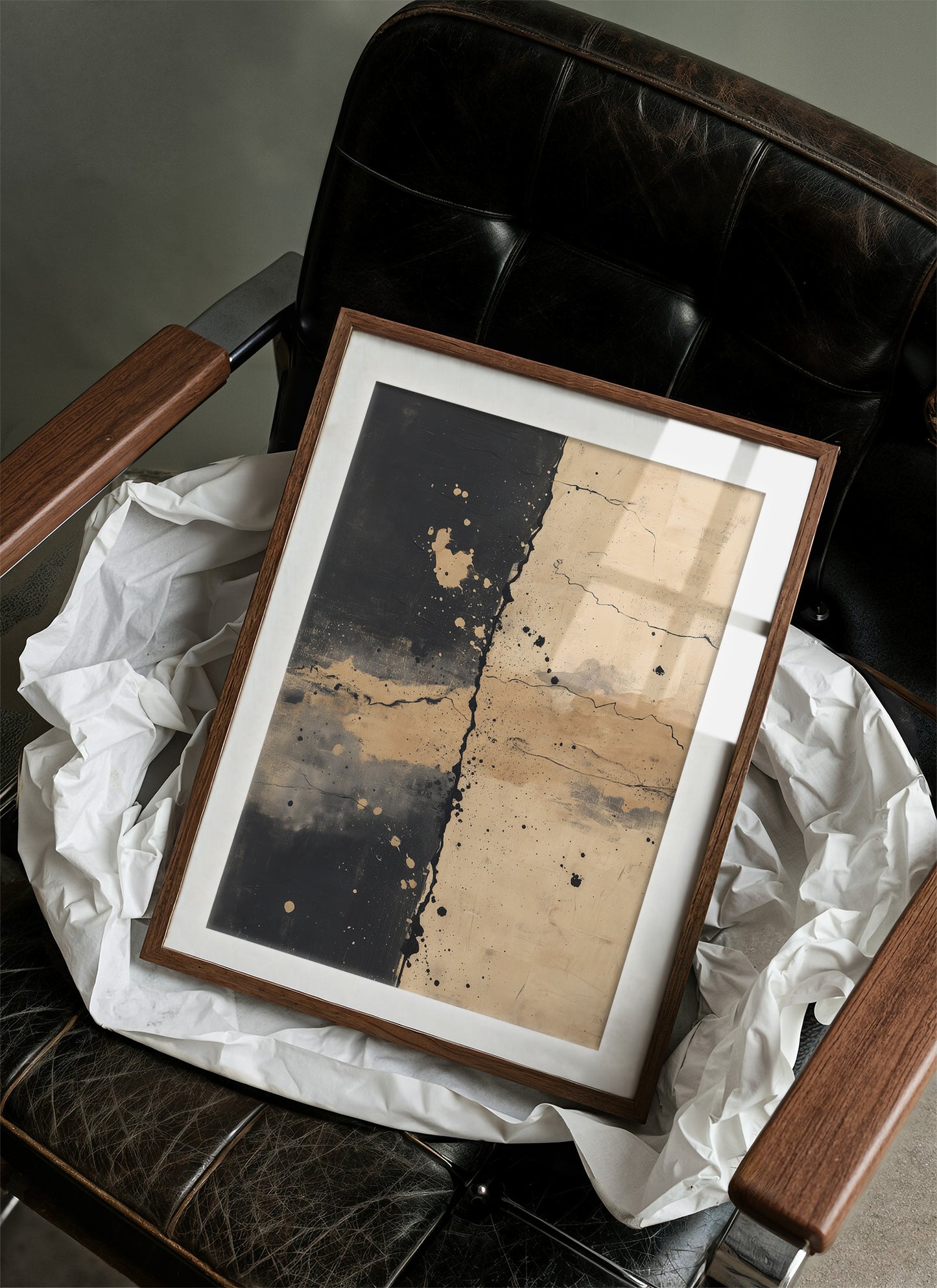 Ink Spills Into Desert Sand