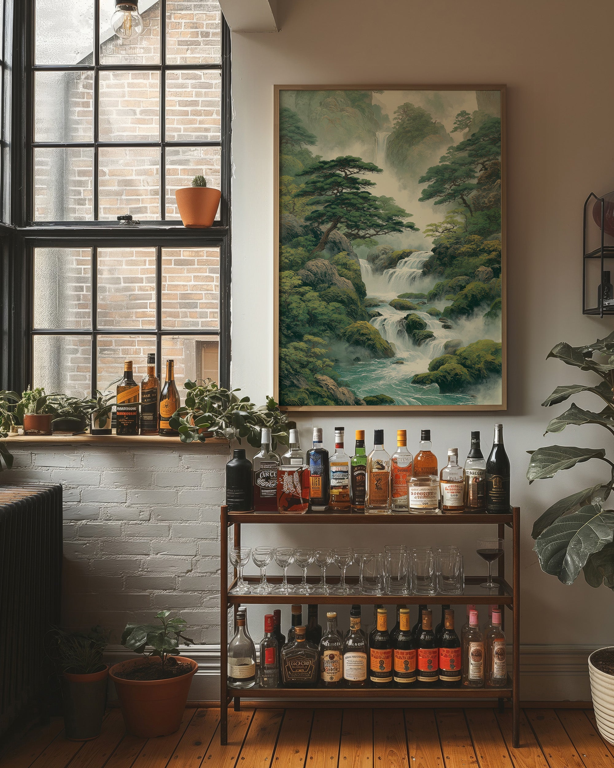 Cascading Waters Meet Urban Spirits