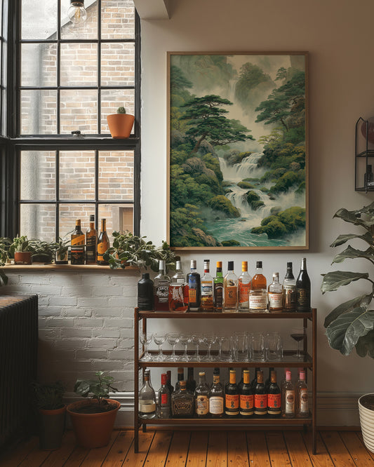 Cascading Waters Meet Urban Spirits