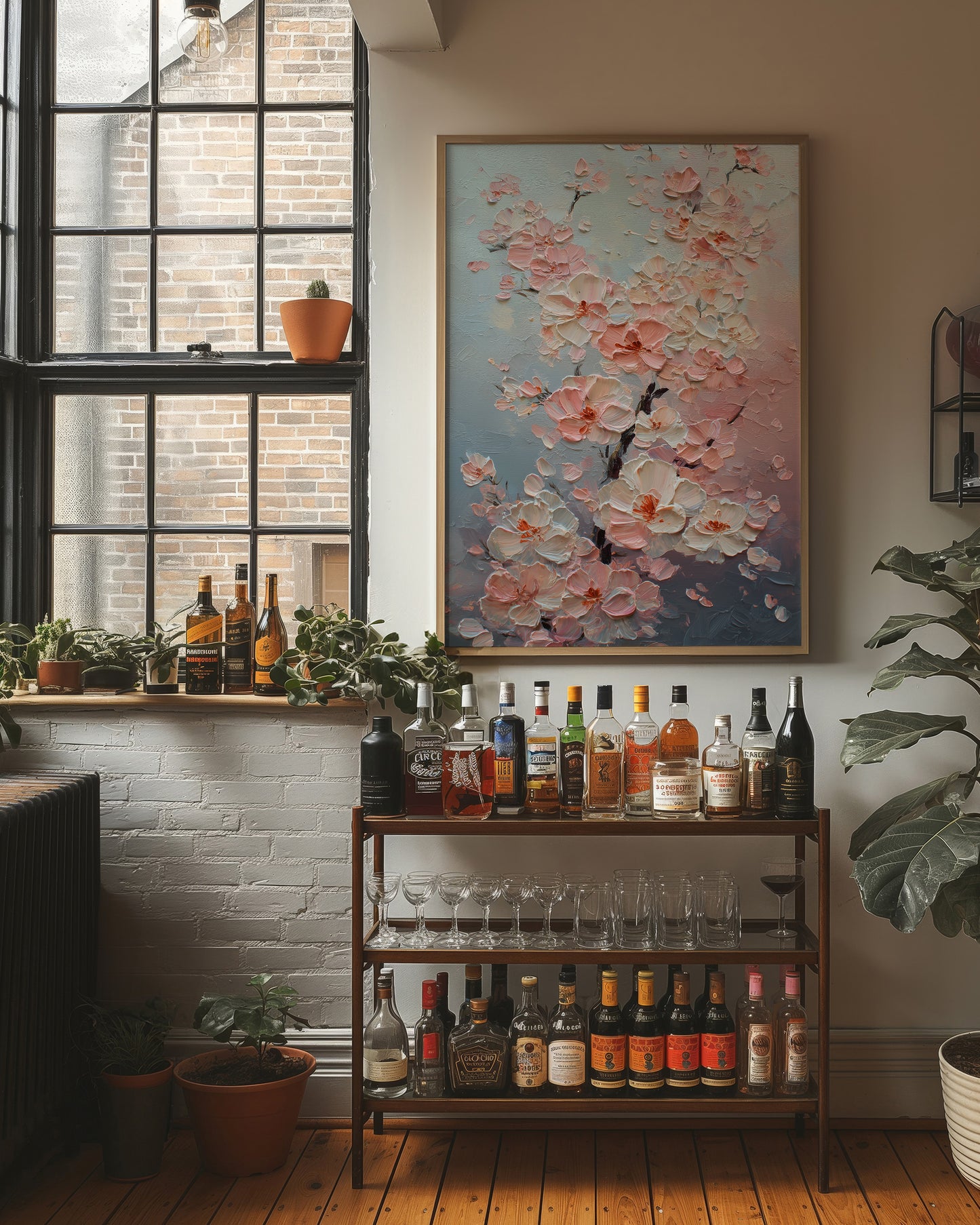 Blush Petals Dance In Spring