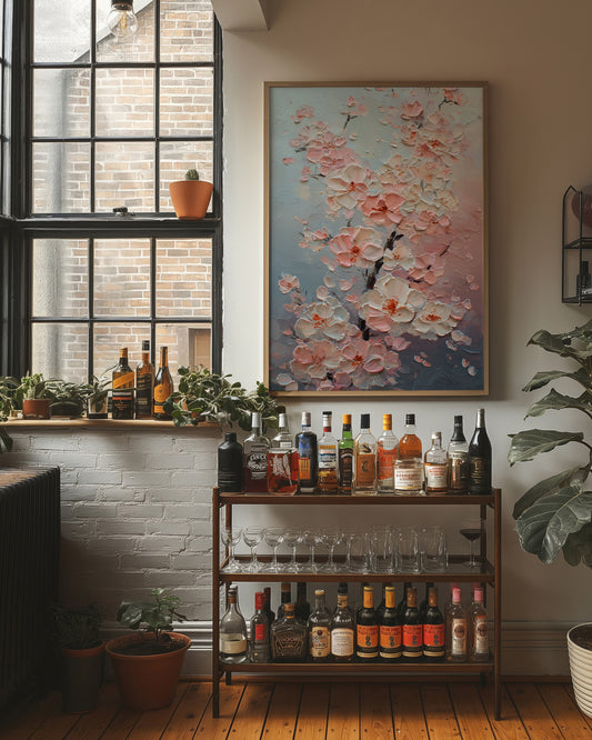 Blush Petals Dance In Spring