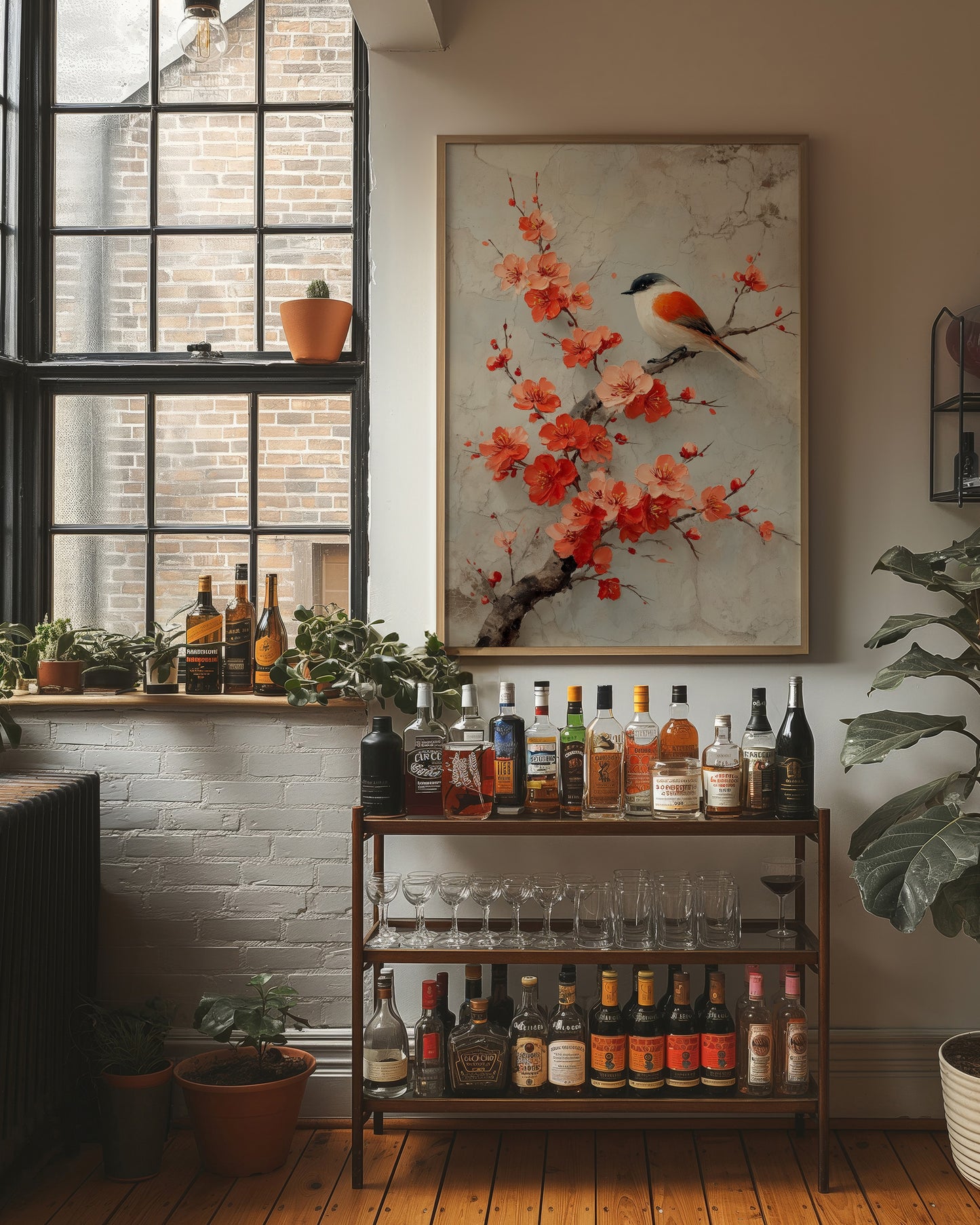 Plum Blossoms Welcome Spring's Song