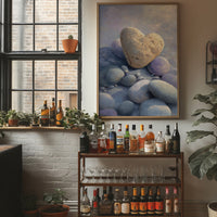 Stone Hearts Rest In Morning Light