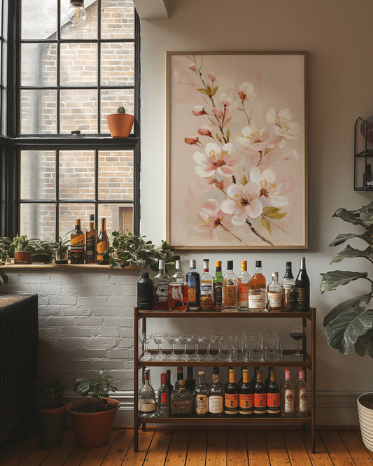 Cherry Blossoms Dance In Morning Light