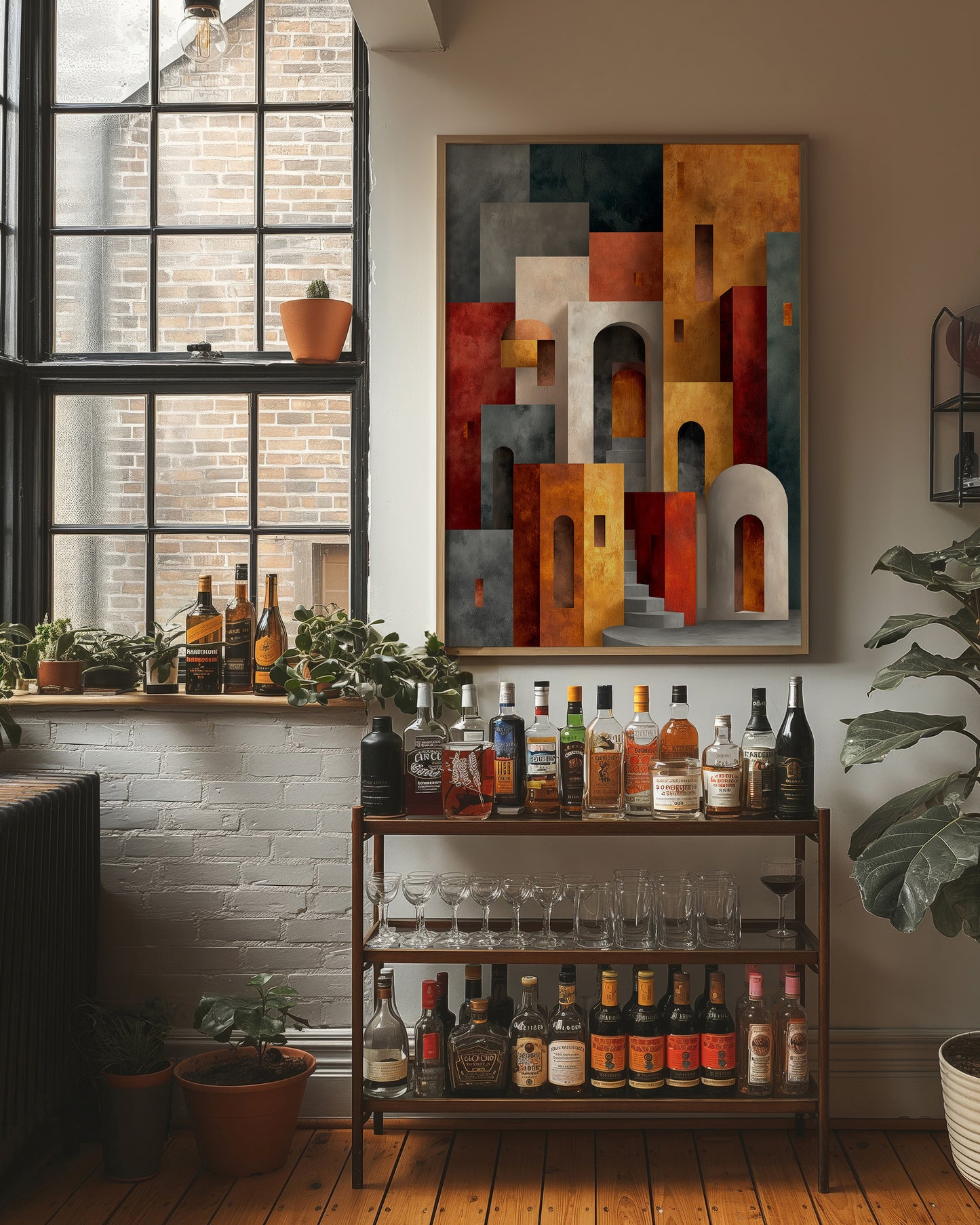 Geometric Cities Dance In Rust