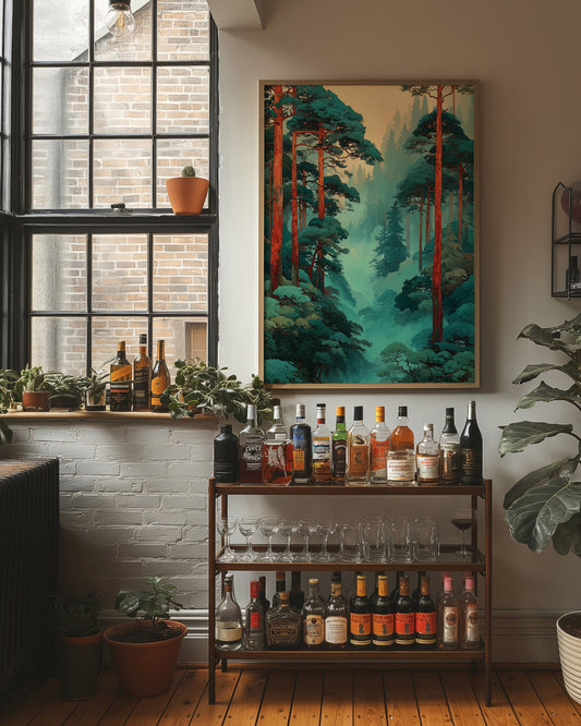 Emerald Forest Above Evening Spirits