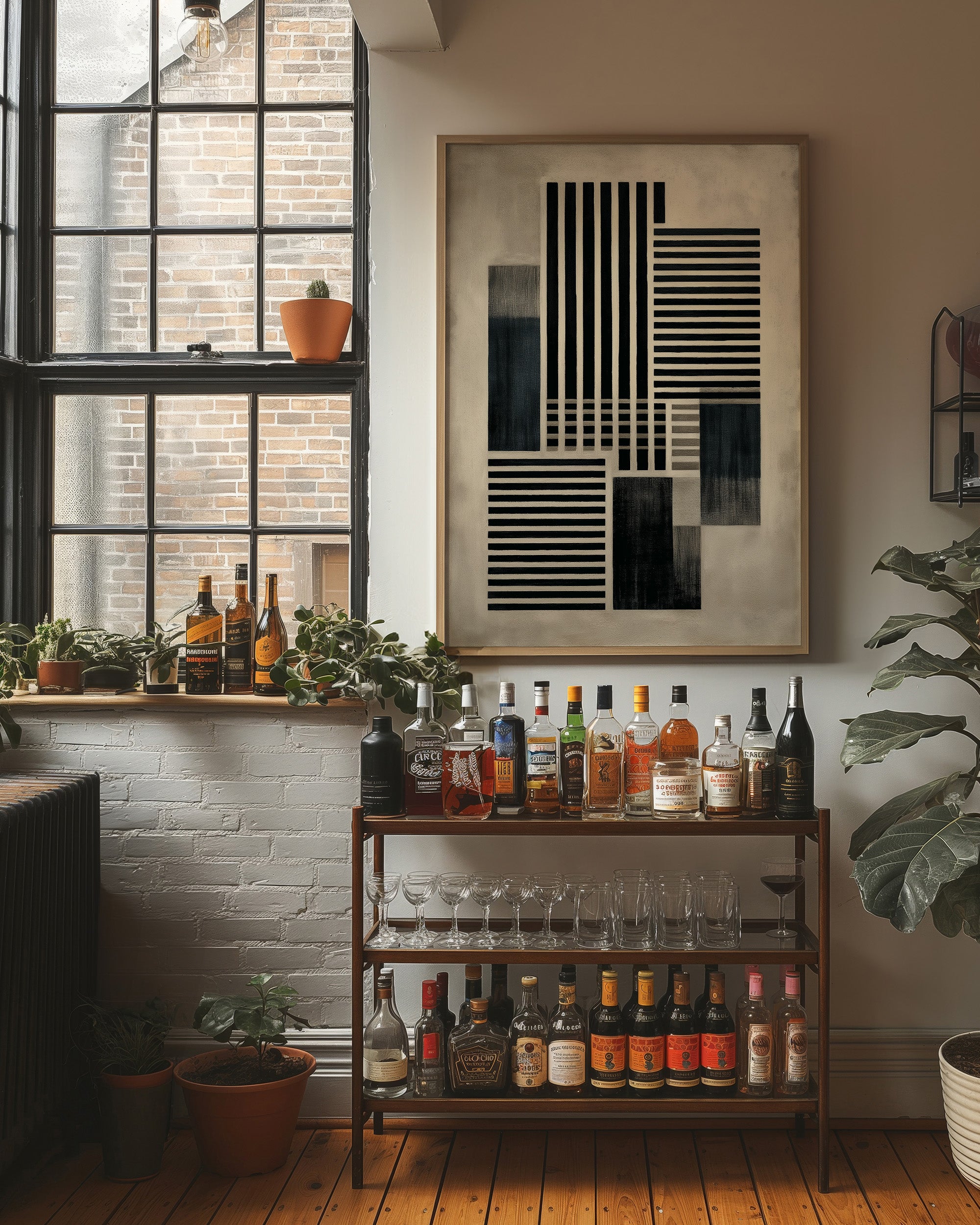 Urban Lines Dance In Monochrome