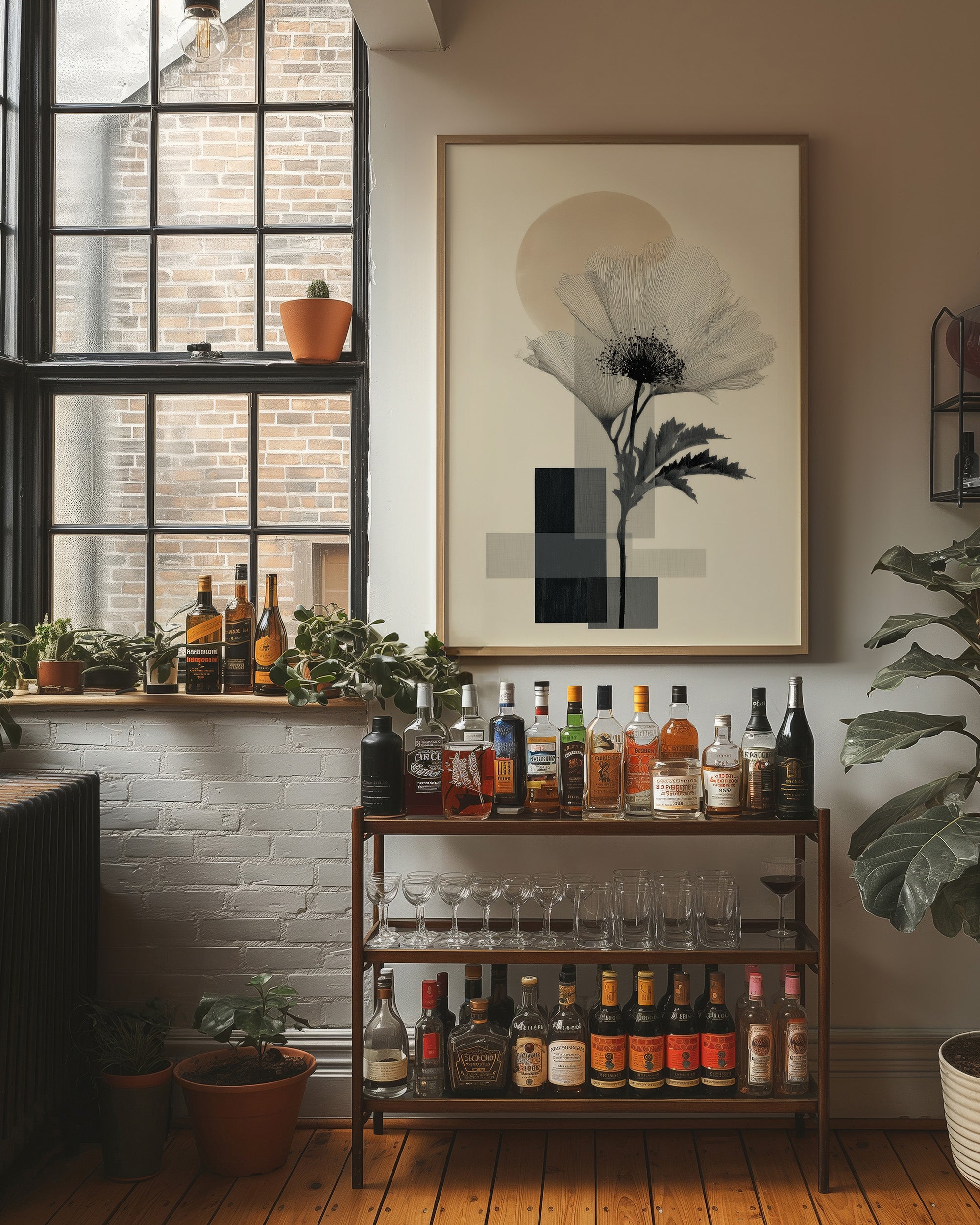 Poppy Blooms Above City Spirits