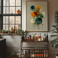 Floating Circles Dance In Light