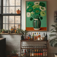 Emerald Poppies Dance In Sunlight