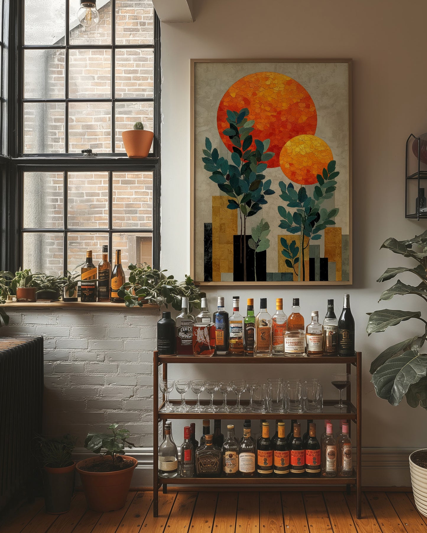 Twin Suns Dance Above City Gardens