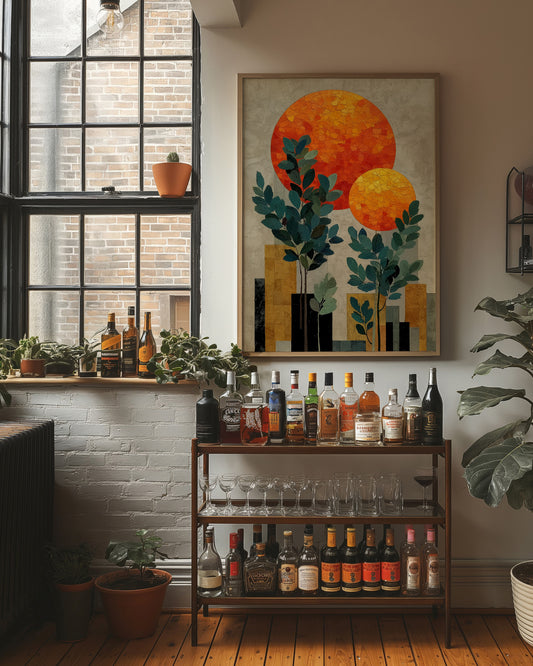 Twin Suns Dance Above City Gardens