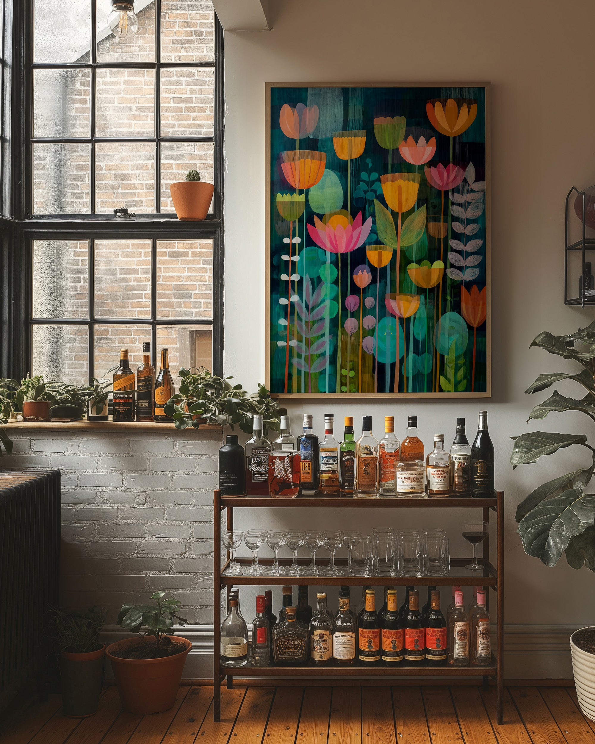 Tulips Toast The Evening Light