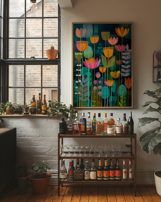 Tulips Toast The Evening Light