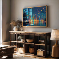 Lanterns Rise Above City Dreams