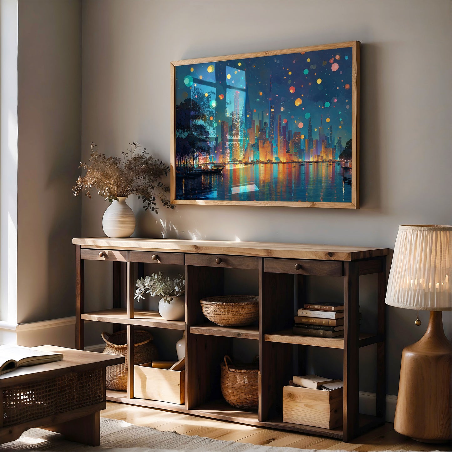 Lanterns Rise Above City Dreams
