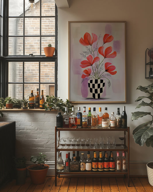 Coral Blooms Above City Spirits