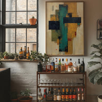 Turquoise Meets Gold At Dusk