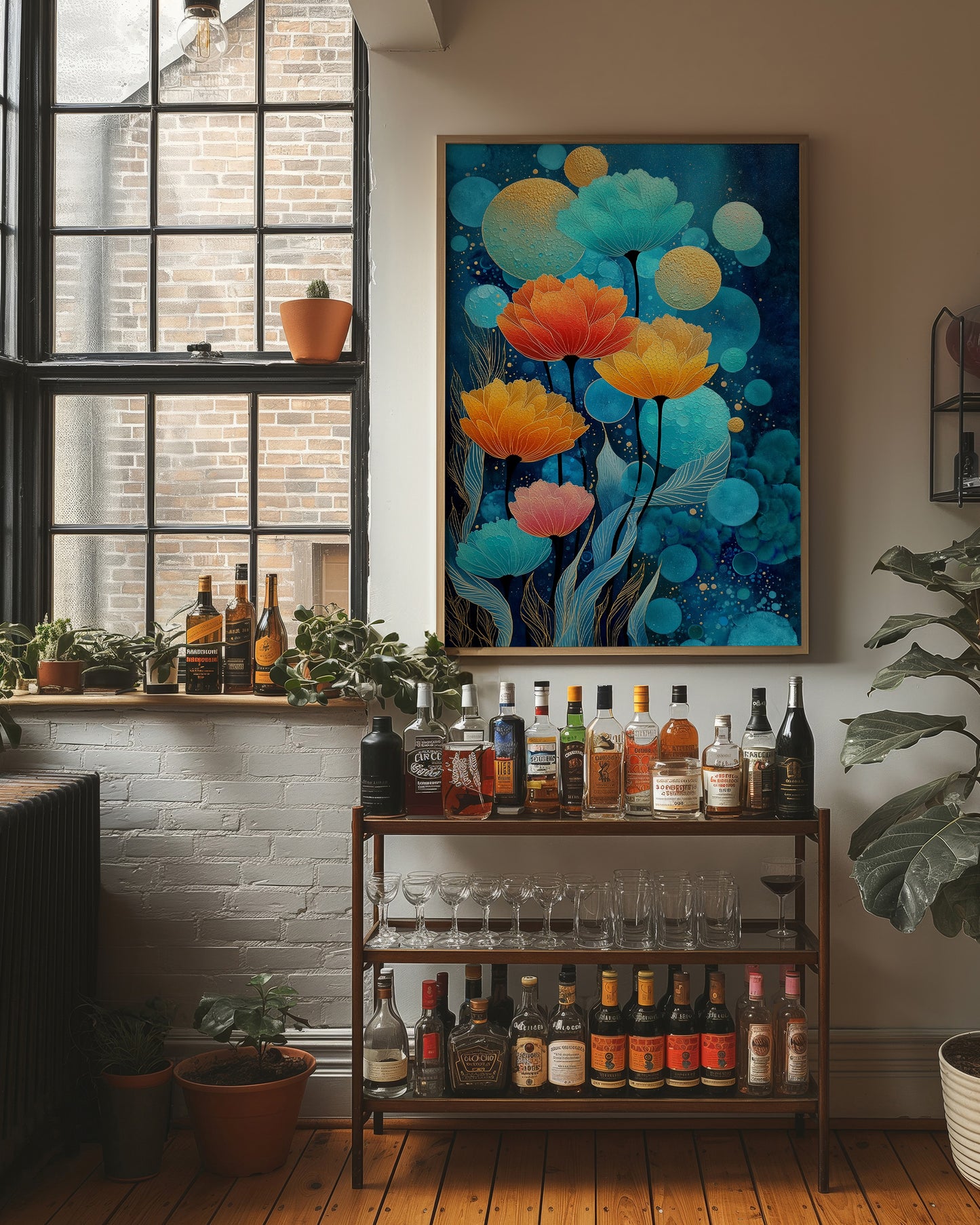 Poppies Dance In Midnight Waters