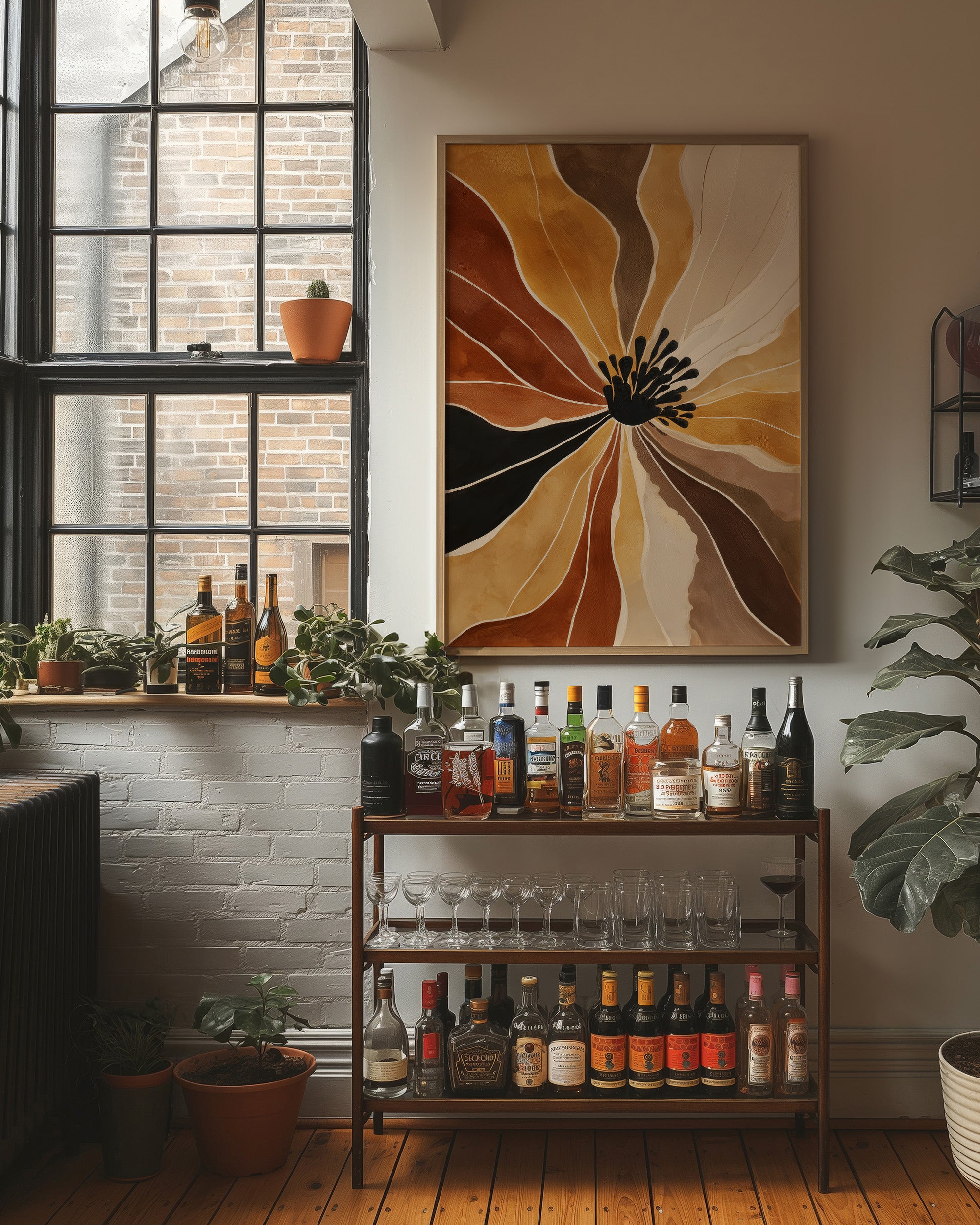 Autumn Petals Dance In Sunlight