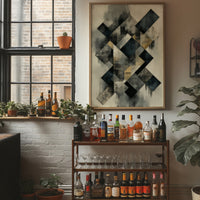 Geometric Shadows Dance At Dawn