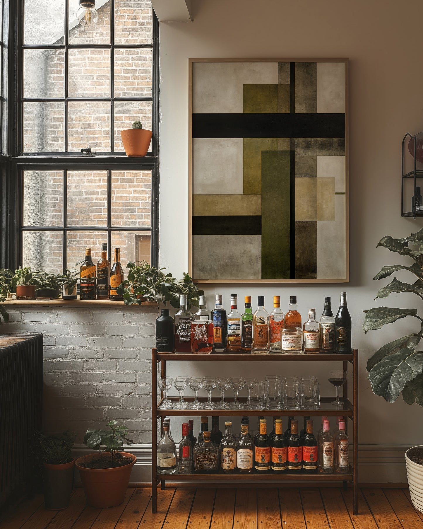 Olive Angles Meet Urban Comfort