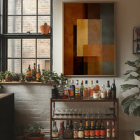 Autumn Light Through City Windows
