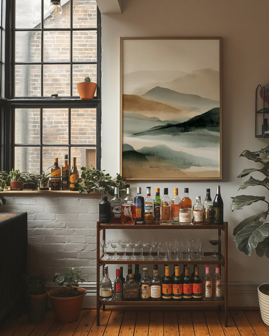 Misty Peaks Paint Their Stories