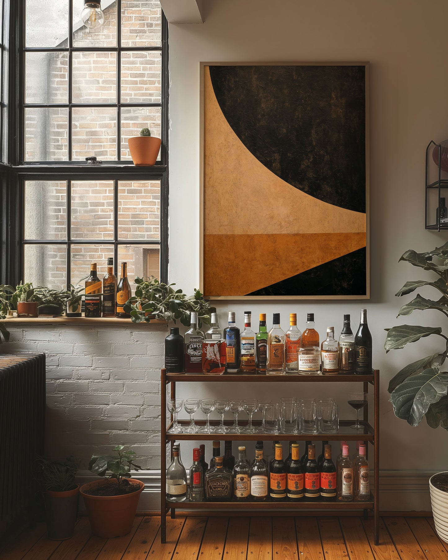 Sunbeams Dance Through Modern Lines