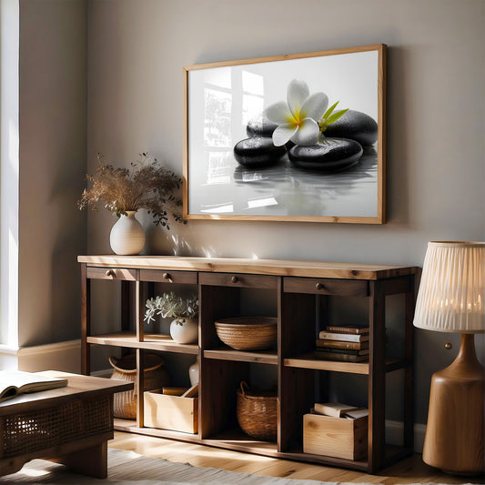 Plumeria Finds Peace On Stones