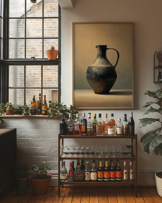 Ancient Vessel Rests In Golden Light