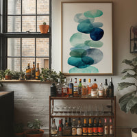 Ocean Stones Float Through Morning