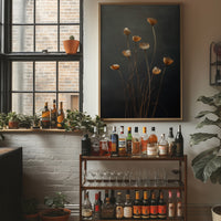 Dried Poppies Above Evening Spirits