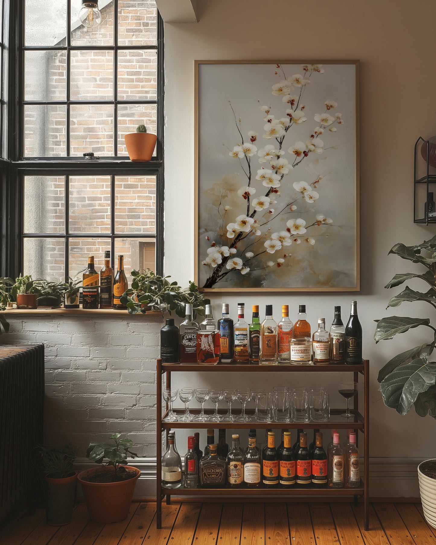 Cherry Blossoms Meet Vintage Spirits