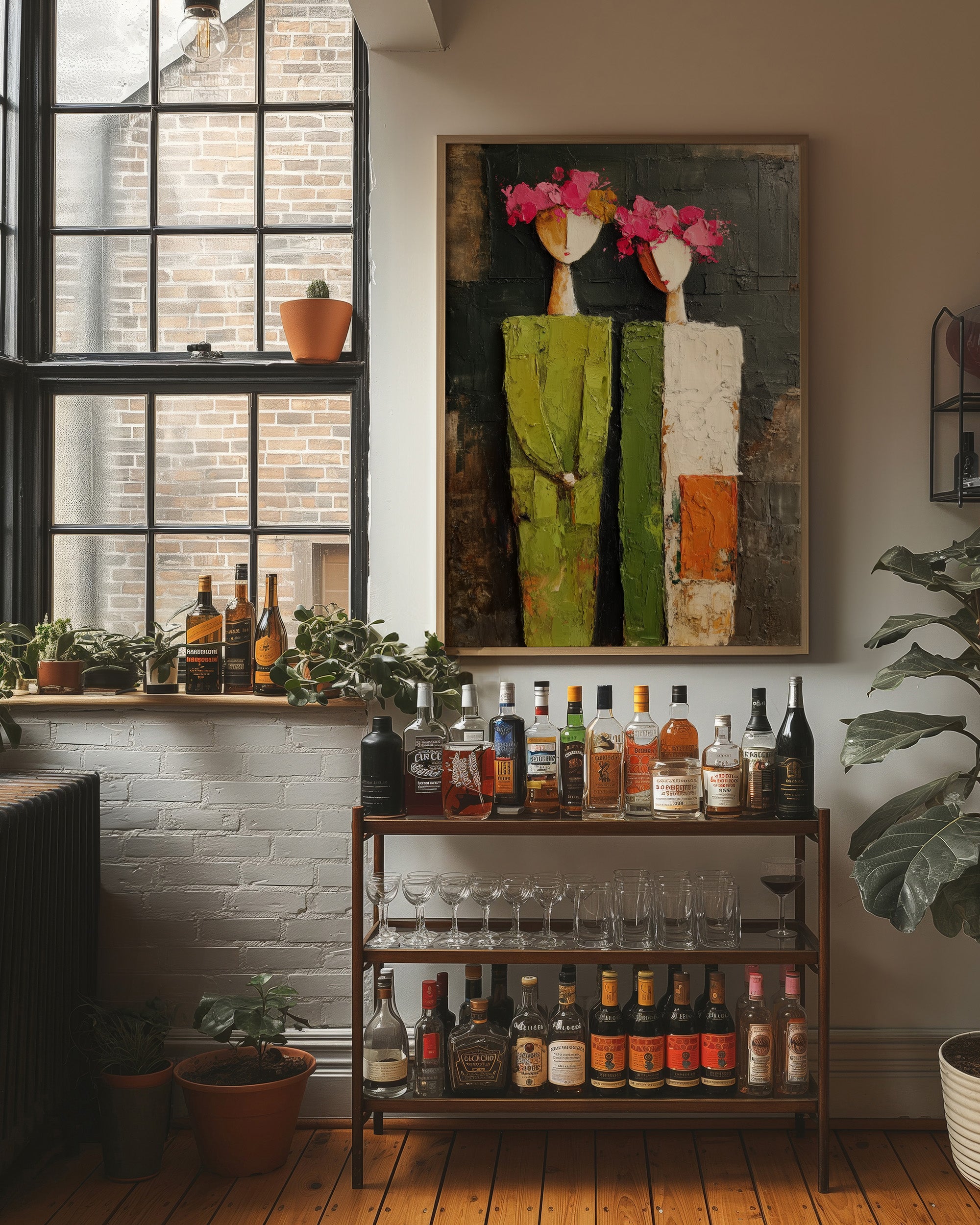 Pink Flowers Crown Urban Spirits