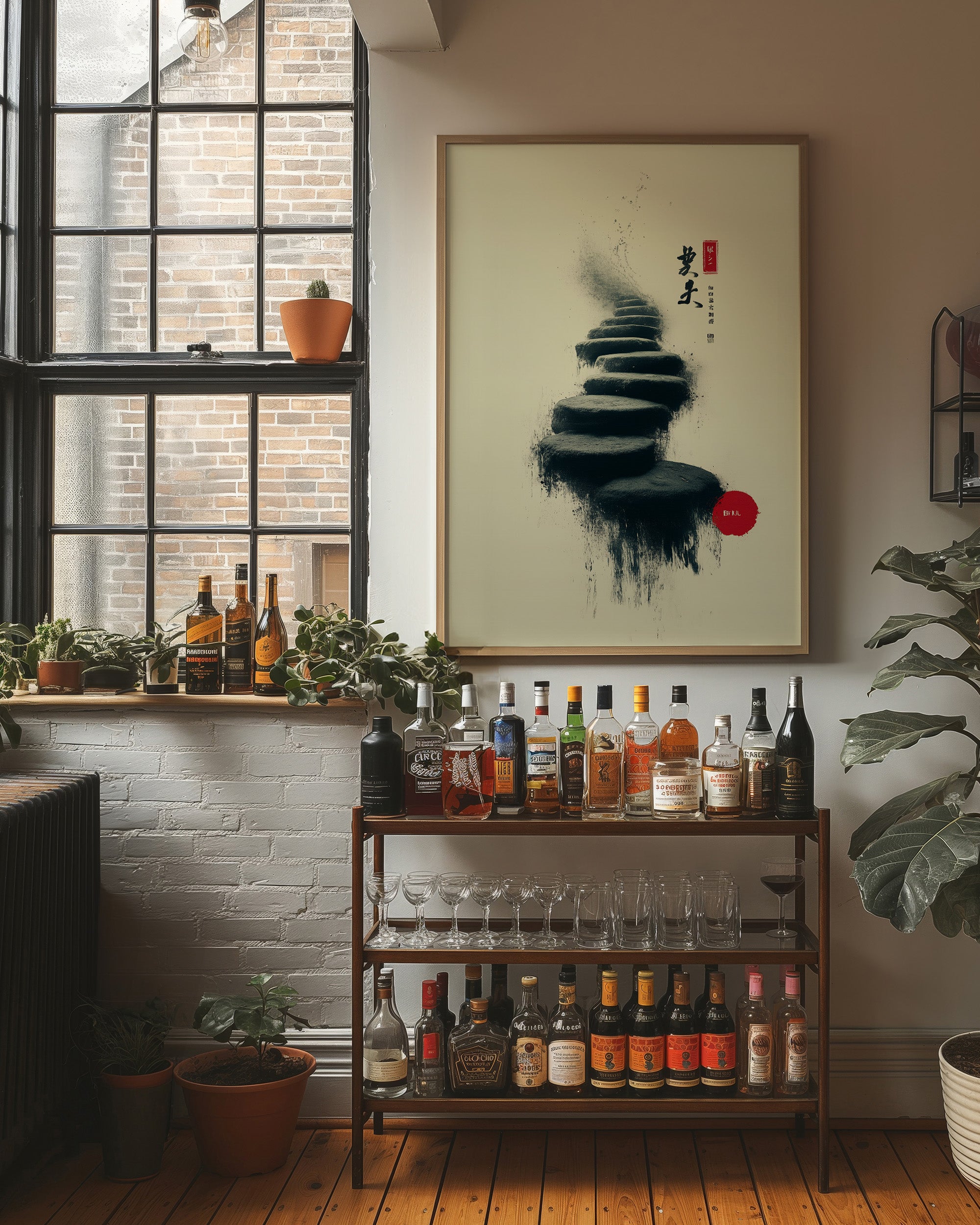 Stepping Stones Lead To Stillness