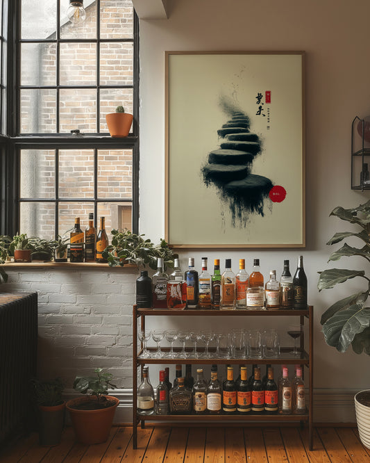 Stepping Stones Lead To Stillness