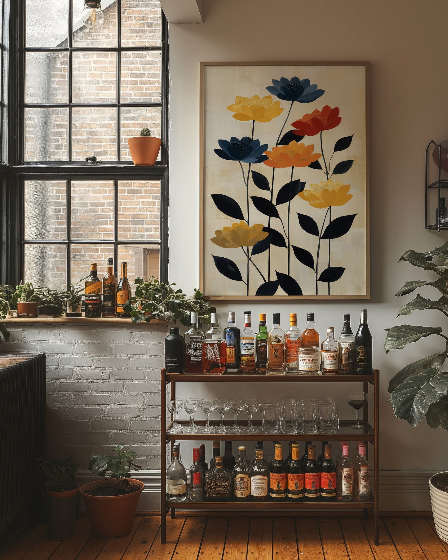 Autumn Petals Dance In Morning Light