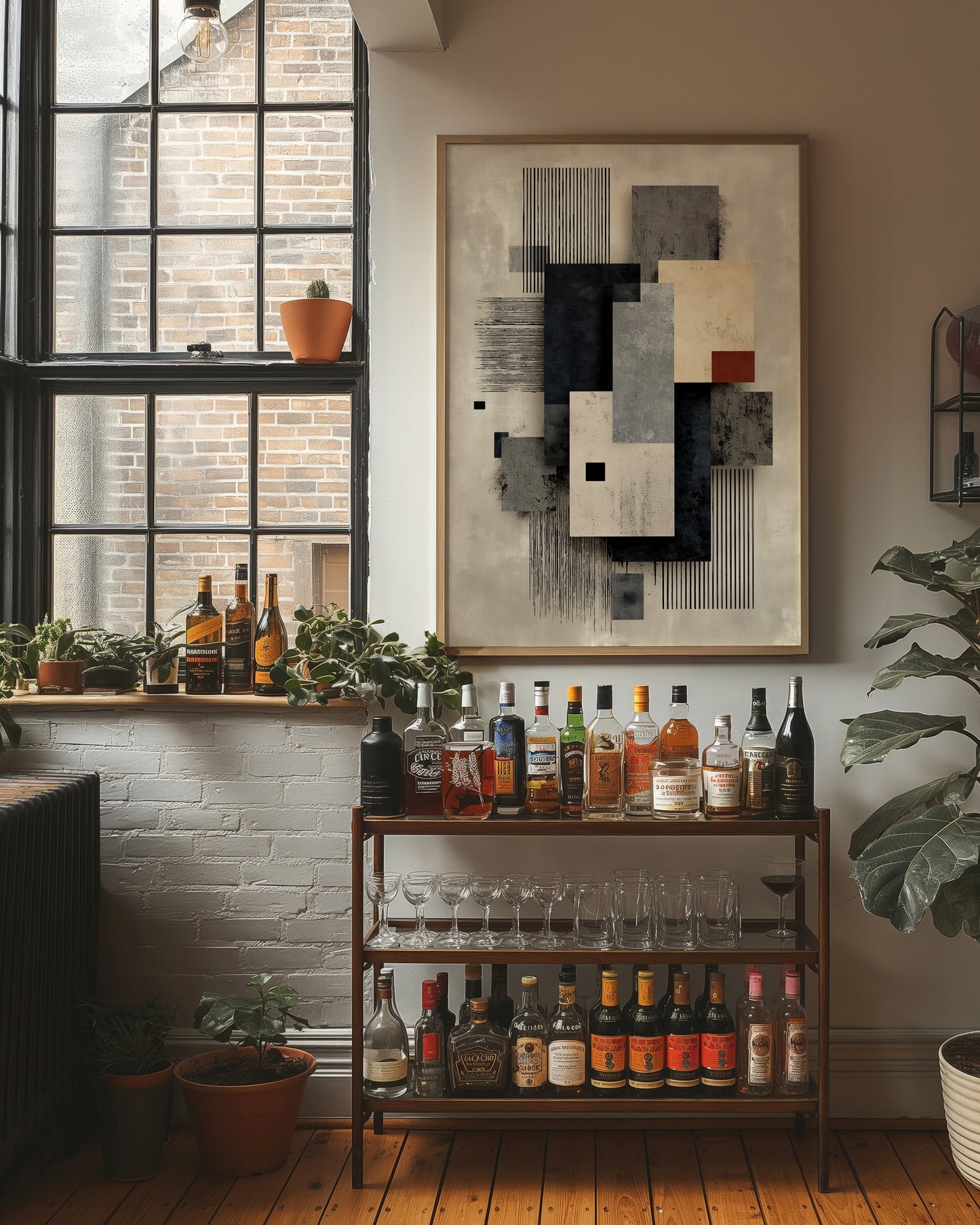 Concrete Poetry In Geometric Balance