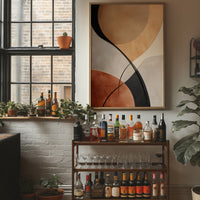 Curves Dance In Terracotta Light