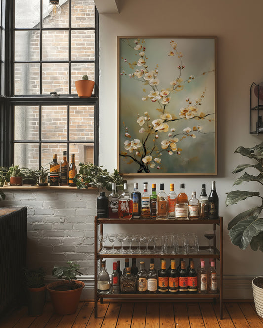 Plum Blossoms Dance In Morning Light