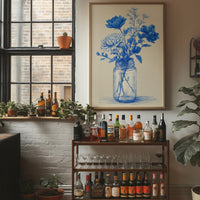 Blue Peonies Paint Their Stories