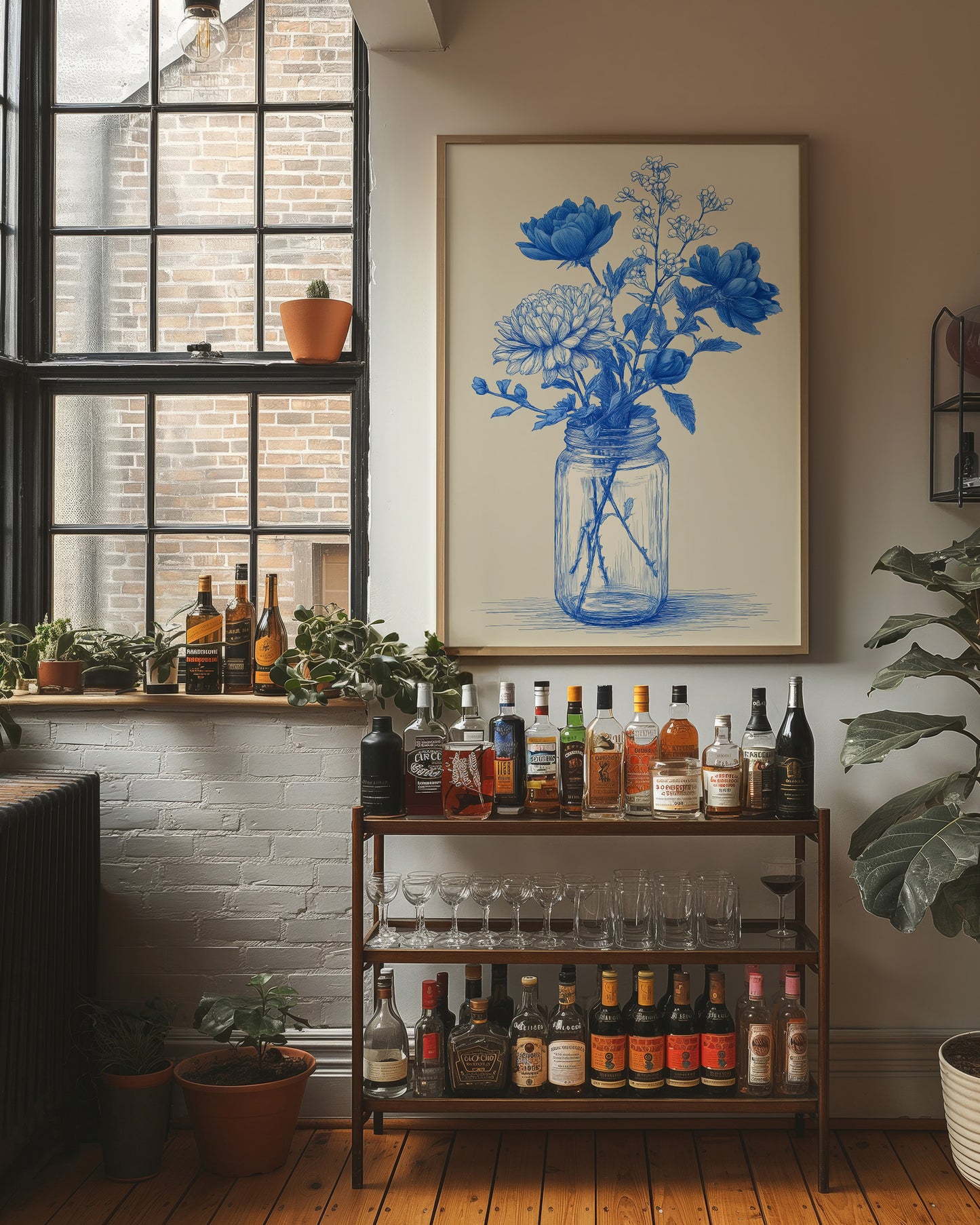 Blue Peonies Paint Their Stories