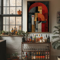 Geometric Rhythms In Rust And Steel