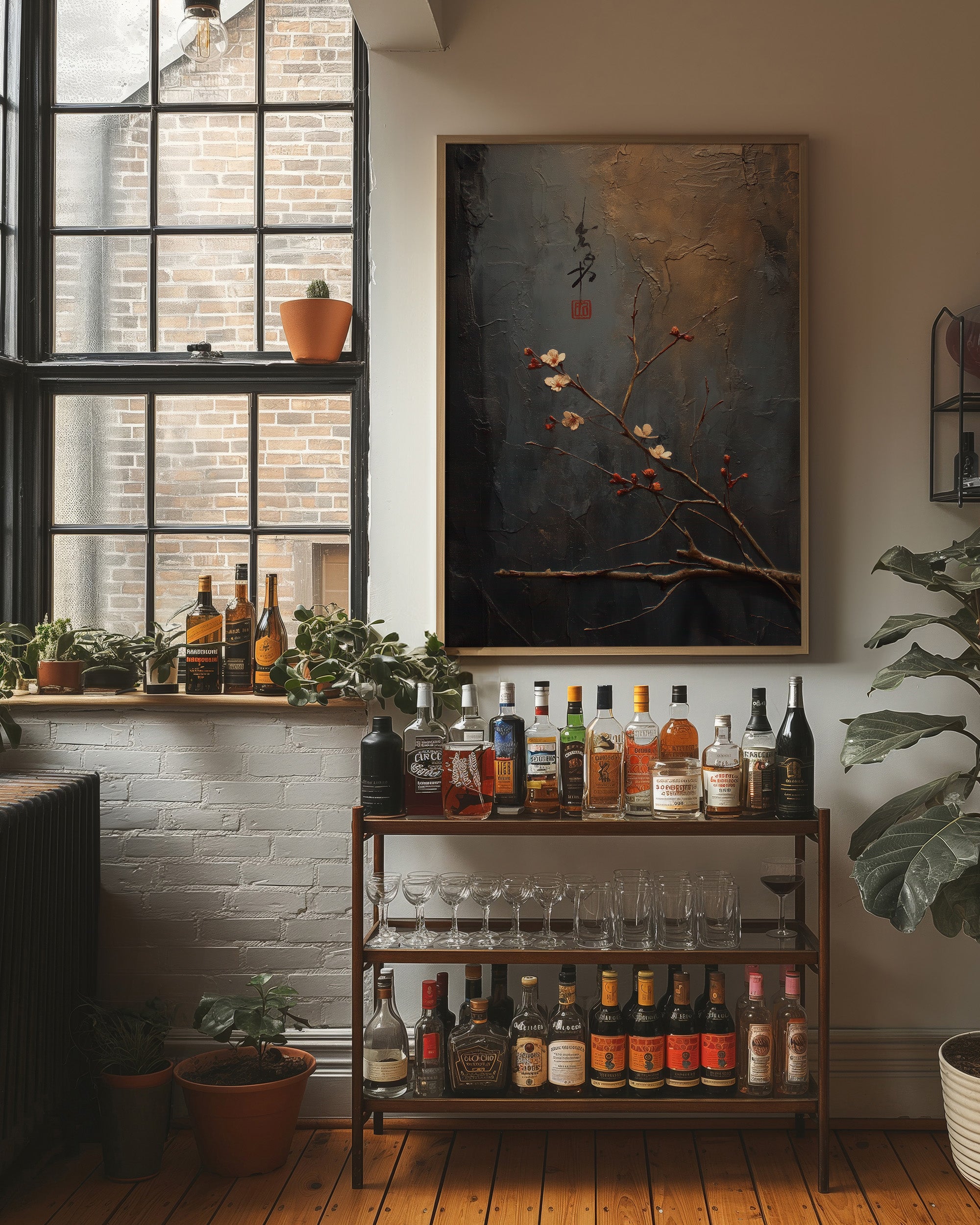 Plum Blossoms Meet City Spirits