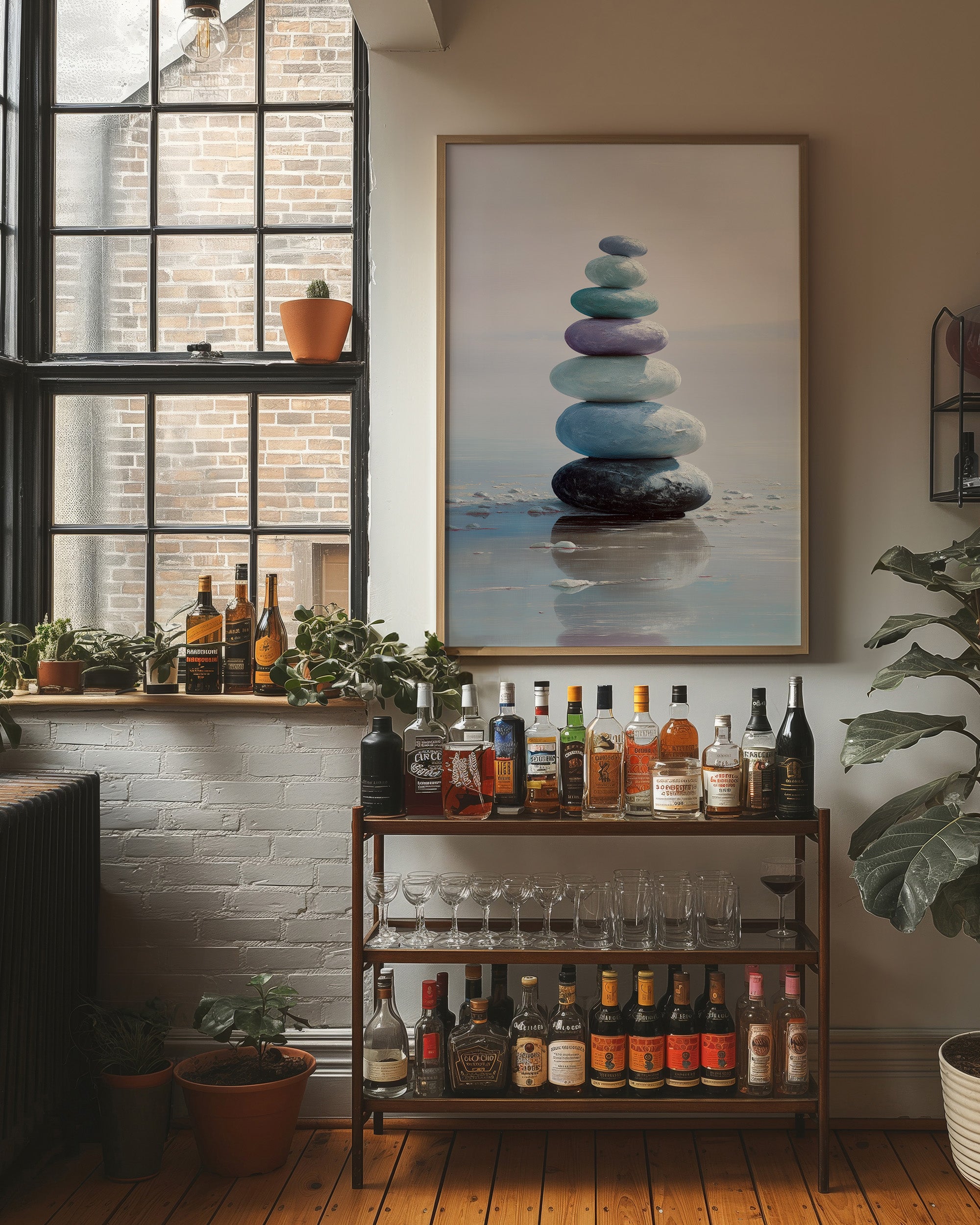 Balanced Stones Meet Urban Spirit
