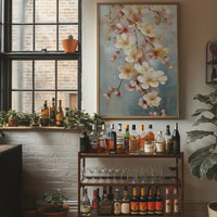 Cherry Blossoms Above Evening Spirits