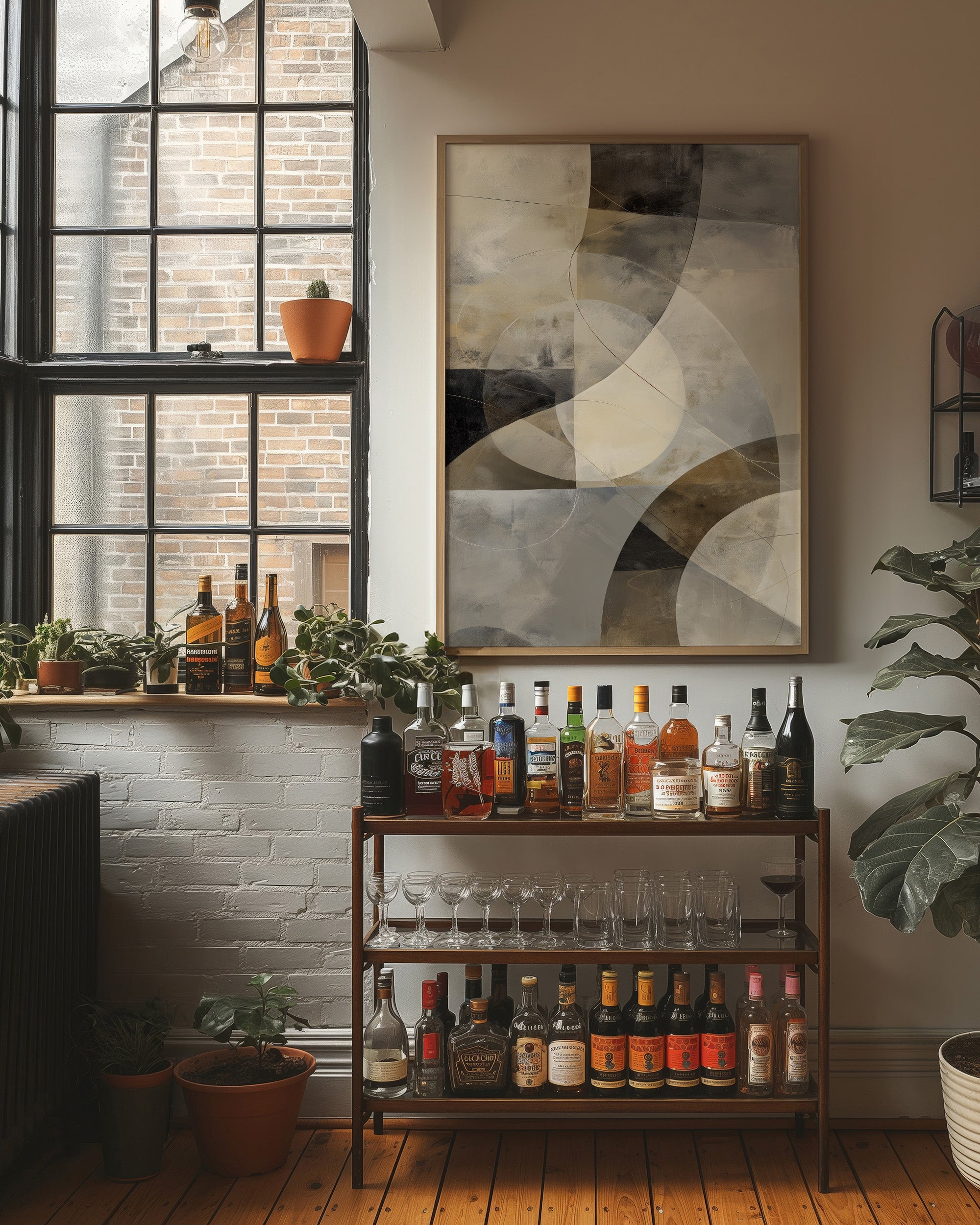 Soft Light Bends Through Modern Lines