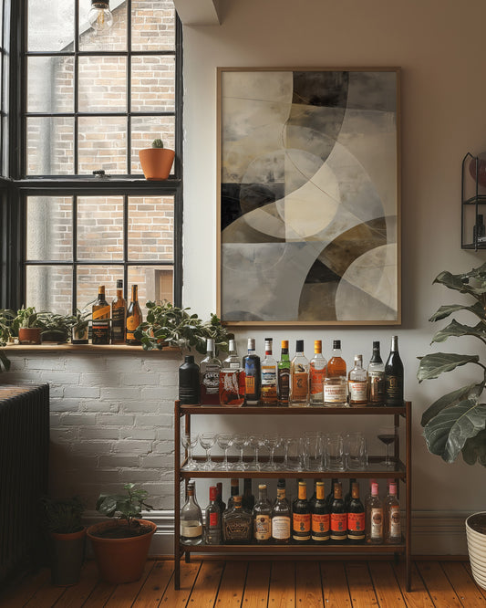 Soft Light Bends Through Modern Lines